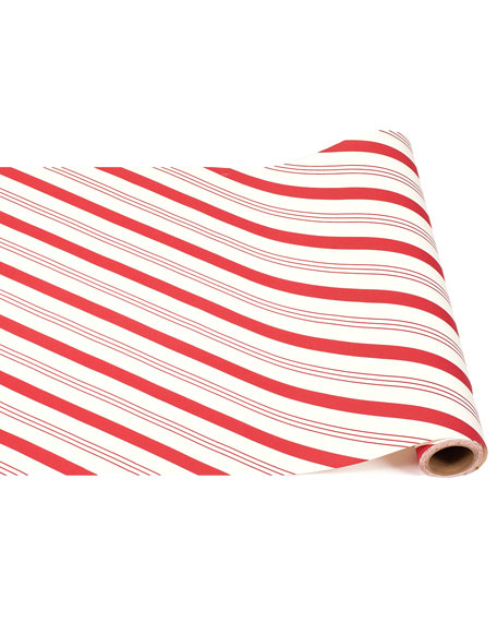 Red Classic Stripe Paper Table Runner | The Gilded Thistle