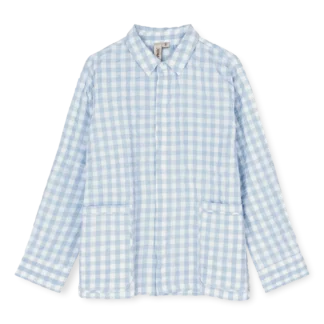 blue lounge shirt