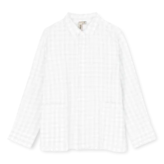 white lounge shirt